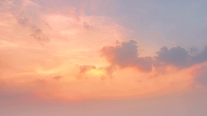 4K 高清 时光流逝的天空日落