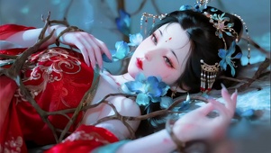 动漫美女-藤妖