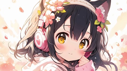 4K 卡通女孩