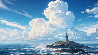 海岸灯塔