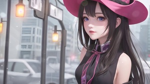 马路清纯少女
