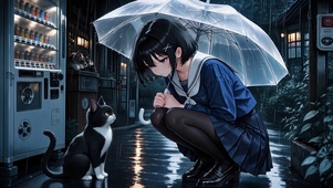 雨中邂逅