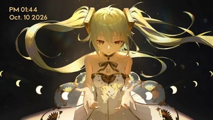 暗夜新月；初音未来