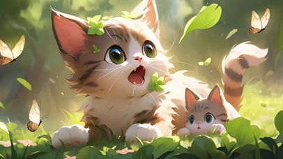 猫妈妈和小猫