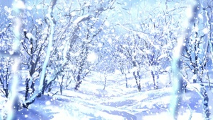 4K雪地