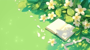 花与书
