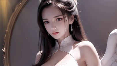 4k古旗袍温婉美女