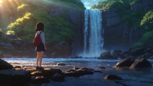 河边小女孩