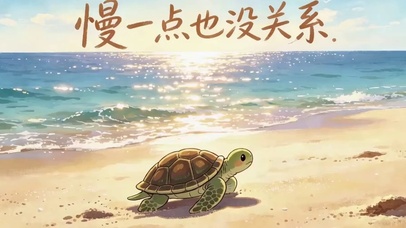 乌龟与沙滩