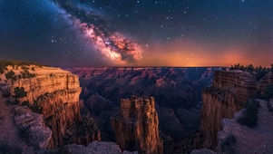 纯净星夜大峡谷