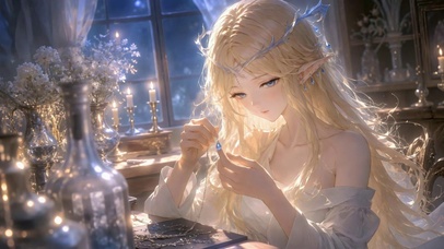 唯美金发精灵-卡提西娅