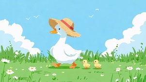 小鸭的春日散步