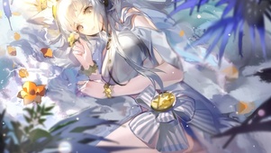 水面少女