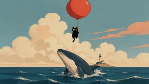 海面鲸鱼猫咪