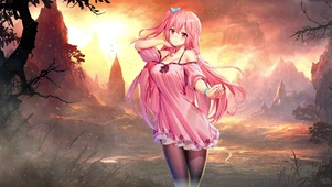 粉红少女