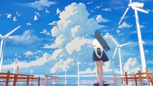 夏日飞鱼