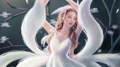 4k九尾狐妖美女