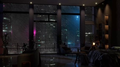 上海豪华公寓狂风暴雨