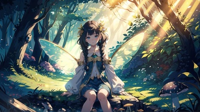 森林精灵少女