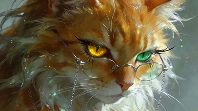 戴眼镜猫咪