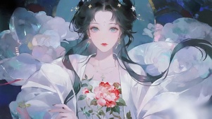 雪舞纱古风少女