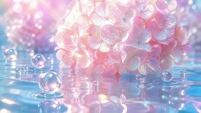 梦幻绣球花