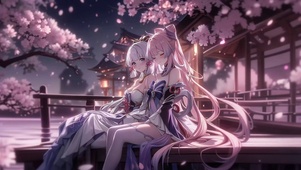 神里绫华心海丨夜樱栖梦丨