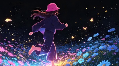 梦幻花海