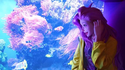 美少女游海洋馆