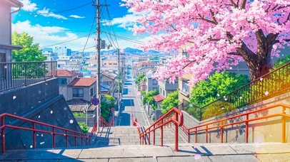 樱花小镇