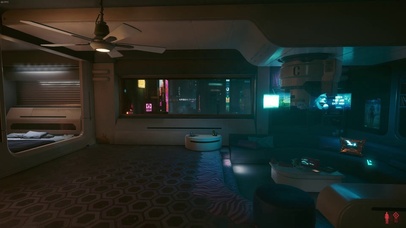 赛博朋克未来感房间