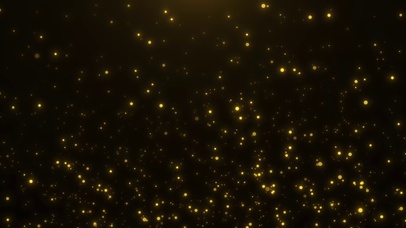 金色唯美光斑飘飞