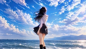 海边少女