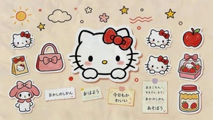 可爱Kitty猫桌面