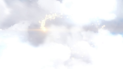 青春粒子白云飘散文艺小清新