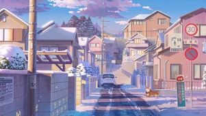 冬雪乡村别墅