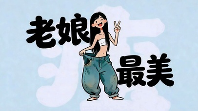 老娘最美 瘦得坦荡