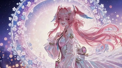 梦幻樱花粉发莉奈娅