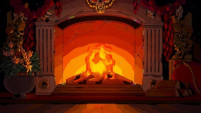温暖的火炉
