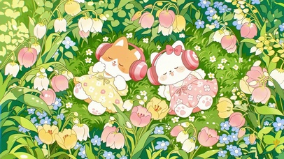 铃兰与小猫的春日童话