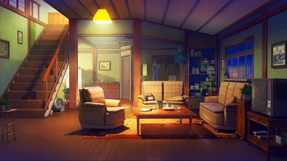 家里安静的一天 夜晚