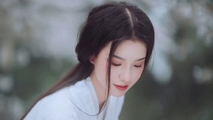 白衣古装美女古风