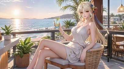 海边度假 穗穗