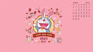 哆啦A梦日历2023年