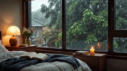 雨窗读闲