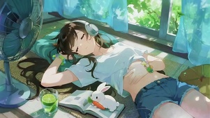 夏眠午后静谧时光