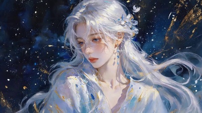 白发女孩