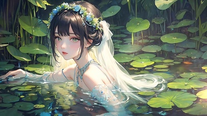 4K水中花