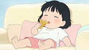 休闲吃薯条