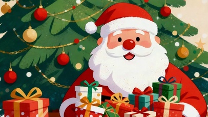 圣诞礼物派送中